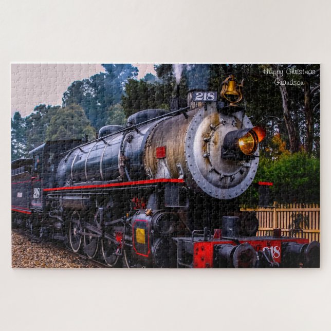 Weihnachts-Enkel. Jigsaw Puzzle (Horizontal)