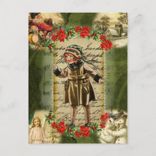 Weihnachts-Erinnerungen Feiertagspostkarte