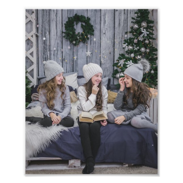 Weihnachts-Erinnerungen personalisieren Vorlage 8  Fotodruck (Vorne)
