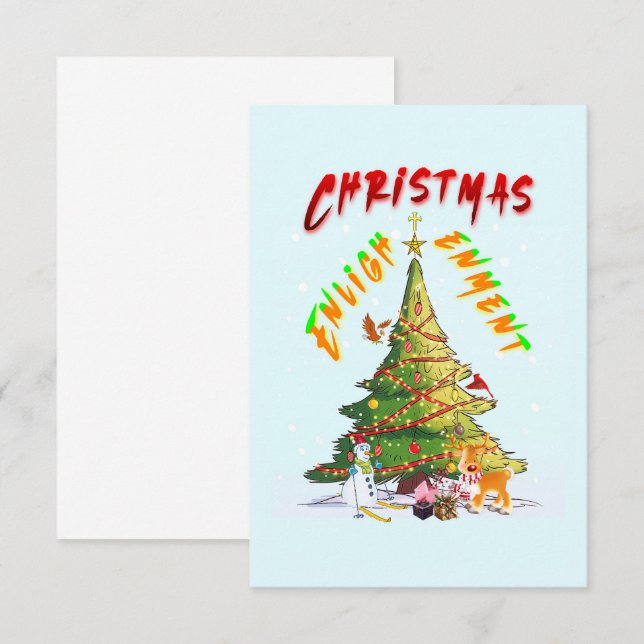 Weihnachts-Erleuchtung (Vorne/Hinten)