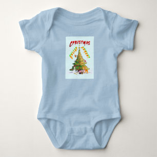 Weihnachts-Erleuchtung Baby Strampler