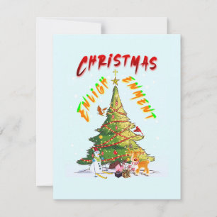 Weihnachts-Erleuchtung Dankeskarte