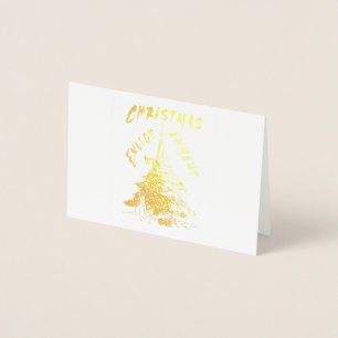 Weihnachts-Erleuchtung Folienkarte