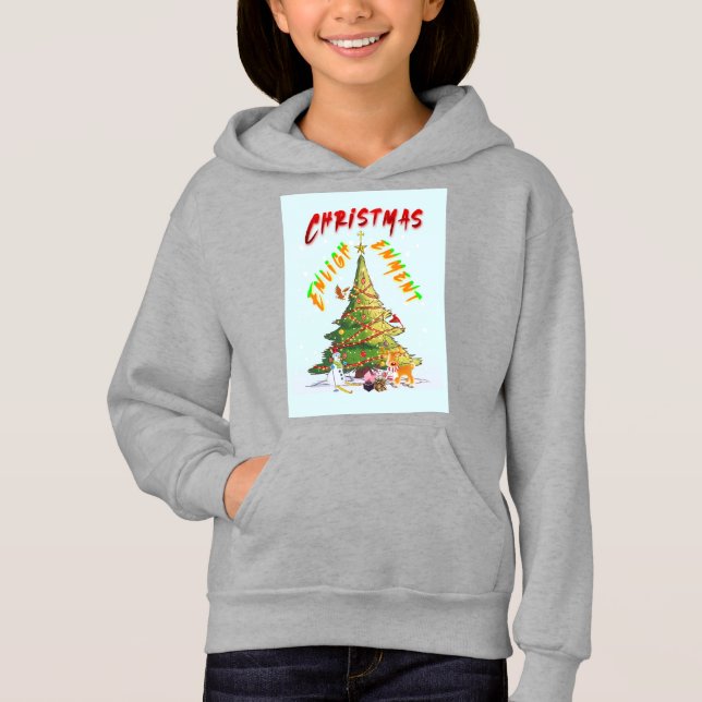 Weihnachts-Erleuchtung Hoodie (Vorderseite)
