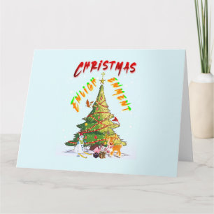 Weihnachts-Erleuchtung Karte