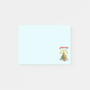 Weihnachts-Erleuchtung Post-it Klebezettel