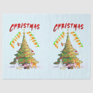 Weihnachts-Erleuchtung Seidenpapier