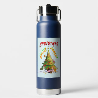 Weihnachts-Erleuchtung Trinkflasche