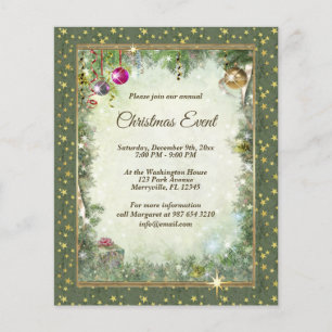 Weihnachts-Event-Flyer mit Ihrem Text Flyer