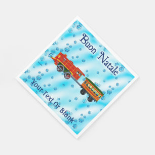 Weihnachts-Express - Buon Natale Serviette