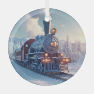 Weihnachts-Express-Geschenk für Auszubildende Ornament Aus Glas