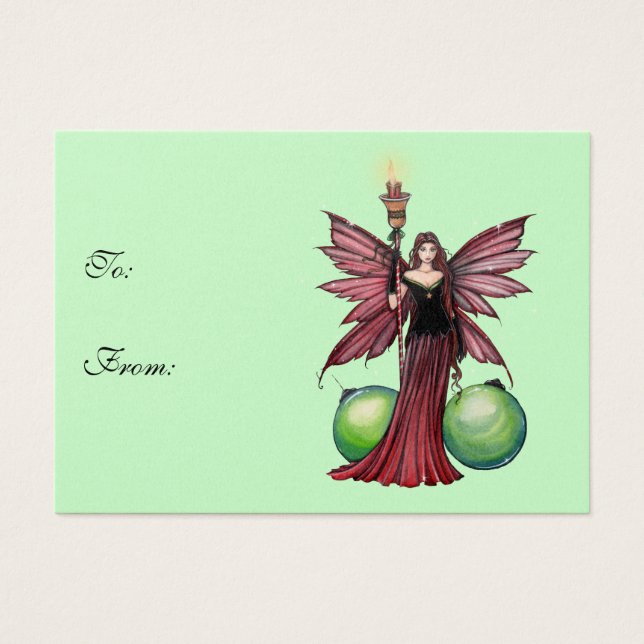 Weihnachts-Fairy-Gift-Tags (Vorderseite)