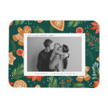 Weihnachts Familie Foto froh Magnet<br><div class="desc">Christmas Family Foto Merry Magnet</div>