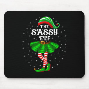 Weihnachts-Familien-Matching-Frauen-Mädchen-Mutter Mousepad