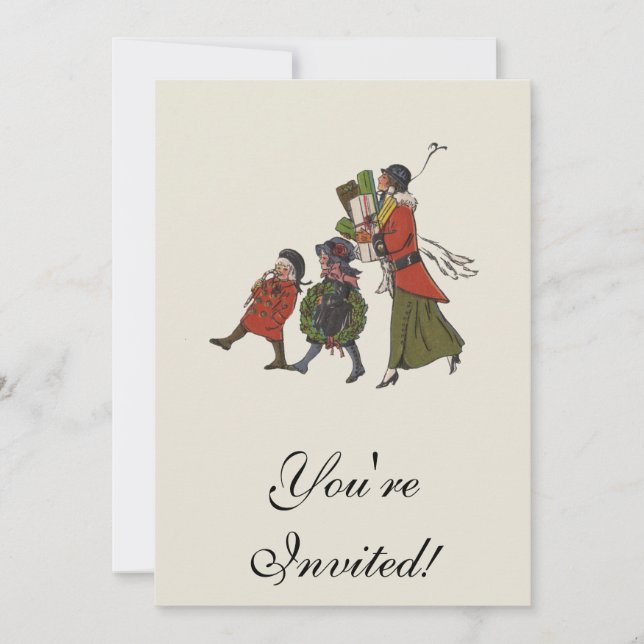 Weihnachts-Familienspass Einladung (Vorderseite)