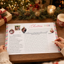 Weihnachts- Familienspiel 'Wer wird wohl...'
