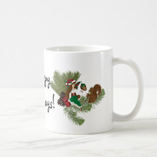 Weihnachts-Fee und Eichhörnchen Geschenk Tasse