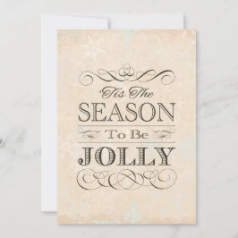 Weihnachts-Feier Die Jahreszeit zum Jolly Einladung