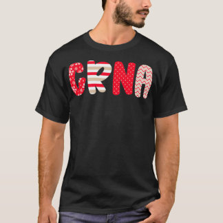 Weihnachts-Feierliche Krankenschwester Anästhesist T-Shirt