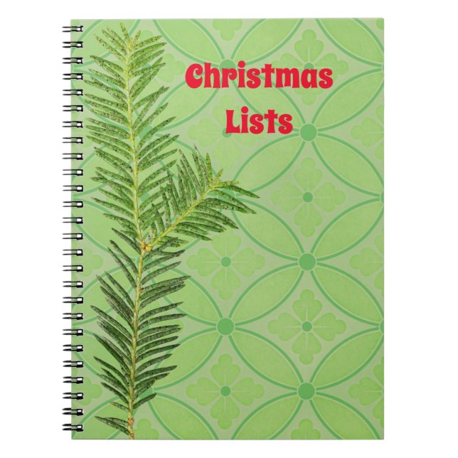 Weihnachts-Feiertage-Branchenzeitschrift Notizblock (Vorderseite)