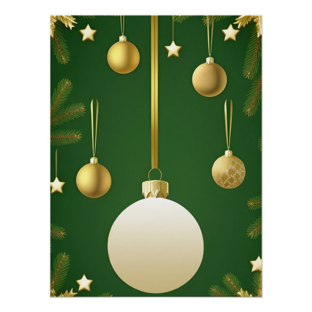 Weihnachts-Feiertage Dekorationen (Vorderseite)