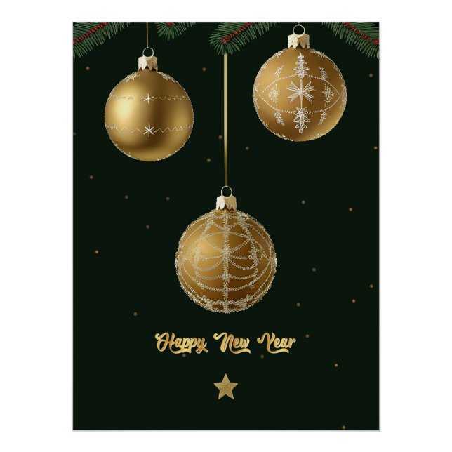 Weihnachts-Feiertage Dekorationen (Vorderseite)