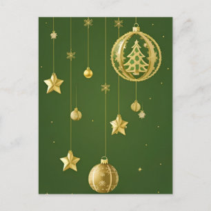 Weihnachts-Feiertage Dekorationen Feiertagspostkarte
