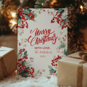 Weihnachts-Feiertage Feiertagskarte