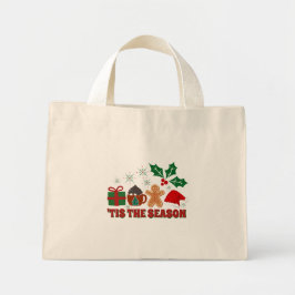 Weihnachts-Feiertage-Tasche Mini Stoffbeutel