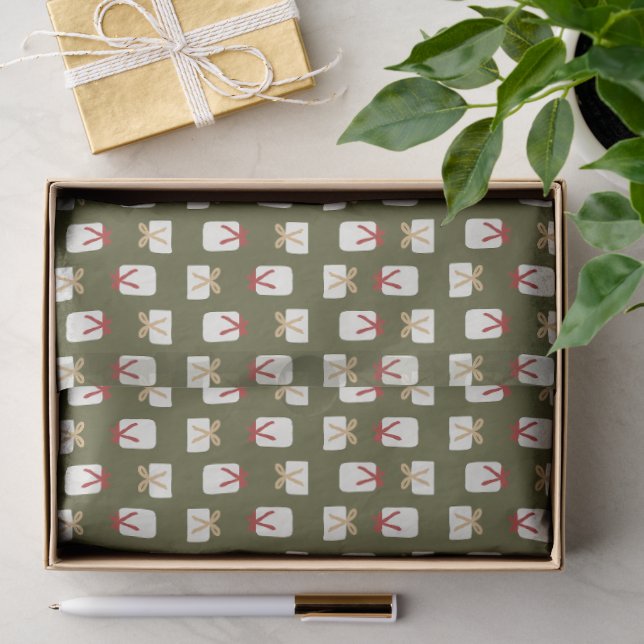 Weihnachts-Feiertags-Tissue-Papier Seidenpapier (Geschenk)