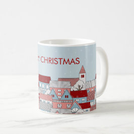 Weihnachts-Feriendorf Tasse Kaffee