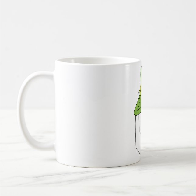 Weihnachts-Feuerwehrmann Rentierfest Weihnachts-Fe Kaffeetasse (Links)
