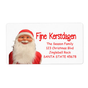 Weihnachts-Fijne-Kerstdagen-Weihnachtslabel