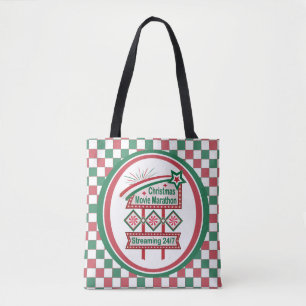 Weihnachts-Film Marathon Retro Marquee Festival Tasche
