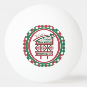 Weihnachts-Film Marathon Retro Marquee Festival Tischtennisball