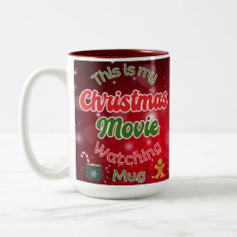 Weihnachts-Film Tasse, Weihnachts-Tasse Zweifarbige Tasse