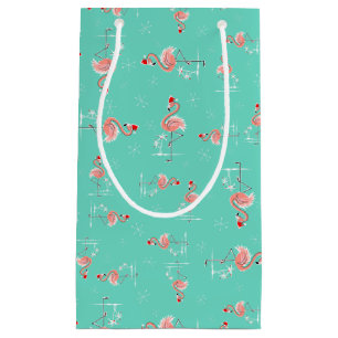 Weihnachts Flamingo Drehung kleine Geschenktüte