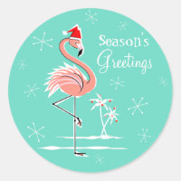 Weihnachts-Flamingo-Jahreszeit