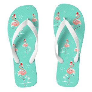 Weihnachts-Flamingo-Multiplex Flip Flops