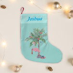 Weihnachts Flamingo Name Kleiner Weihnachtsmann St Kleiner Weihnachtsstrumpf<br><div class="desc">Fügen Sie Ihren Namen zu diesem lustigen Weihnachts-Flamingo-Design . Die Vorlage ist für Sie zum Set bereit. Wenn Sie die Farbe oder den Stil des Textes ändern möchten,  klicken Sie auf die Schaltfläche Weitere Anpassung am Ende der Vorlage .</div>