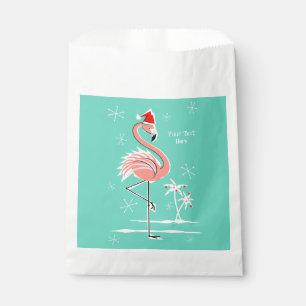 Weihnachts-Flamingo-Text Gevor-Tasche Geschenktütchen