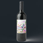 Weihnachts-Flasche-Label Happy Snowmans Party Weinetikett<br><div class="desc">Happy Snowmans Frohe Weihnachts-Party Funny Zeichnend Cartoon Snowman und Text - wählen / Fügen Sie Ihren einzigartigen Text / Schriftart / Farbe - Make Your Special Gift - Neu vergrössern und verschieben oder entfernen und fügen Sie Elemente / Bild mit Anpassungs-Tool! - Zeichn und Design von MIGNED. Sie können meine...</div>