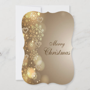 Weihnachts-Flat-Grußkarte, Frohe Weihnachten Karte