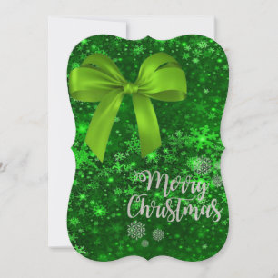 Weihnachts-Flat-Grußkarte, Frohe Weihnachten Karte