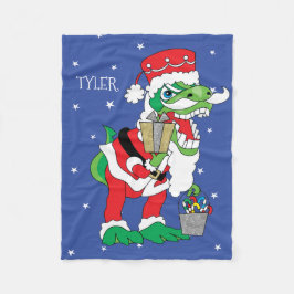 Weihnachts-Fleece Blanket/Kleiner WeihnachtsmannSa Fleecedecke
