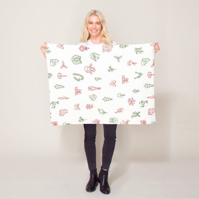 Weihnachts-Fleece-Decke – Cozy Holiday Throw Fleecedecke (Beispiel)