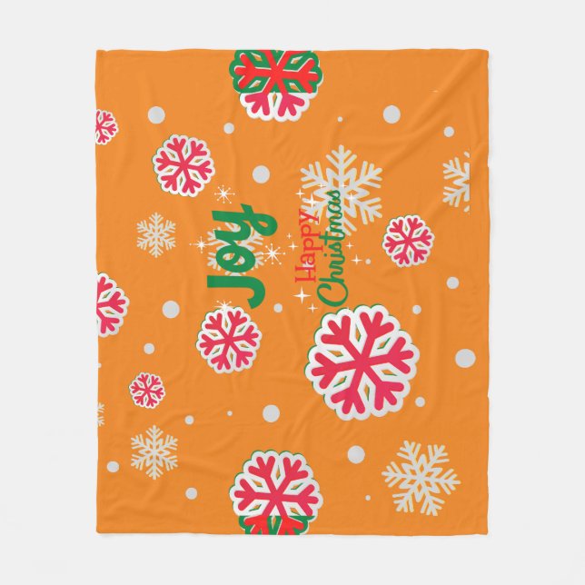 Weihnachts-Fleece-Decke Fleecedecke (Vorderseite)