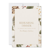 Weihnachts-Foliage-Probe-Dinner Einladung