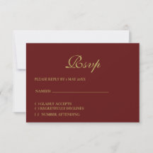 Weihnachts-Formal-RSVP-Karte