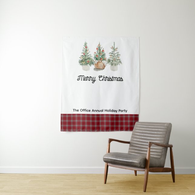 Weihnachts-Foto Background Foto Stand personalisie Wandteppich (Beispiel)